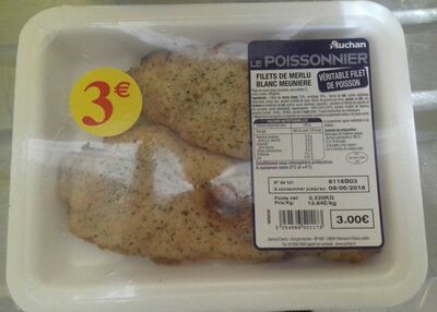 Filets de merlu meunière