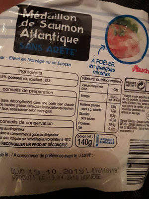 Medaillon de saumon