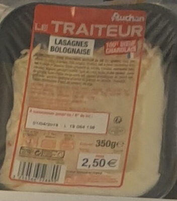 Le Traiteur lasagne bolognaise boeuf
