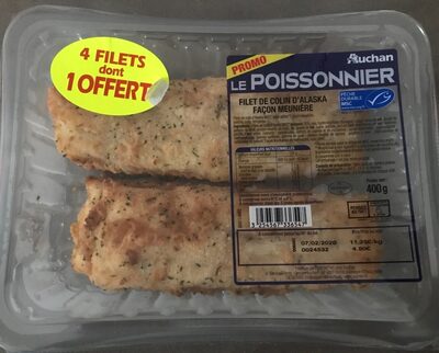 Filet de colin d'Alaska façon Meunière x 4