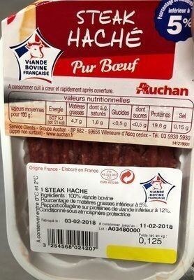 Steak Haché Pur Boeuf 5%