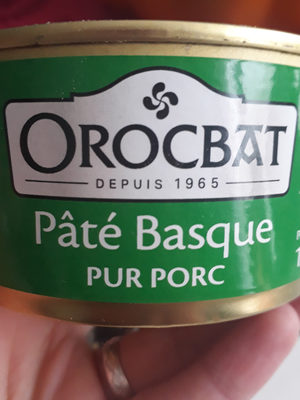 Pate Basque au foie de porc OROCBAT