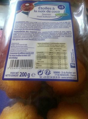 Êtoiles à la noix de coco