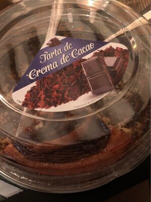 Tarta de crema de cacao
