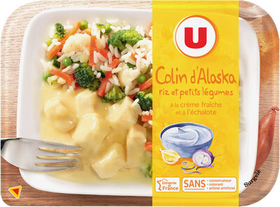 Colin d'Alaska riz et petits légumes