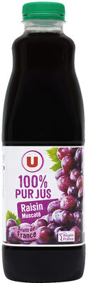 Pur jus raisin rouge muscaté