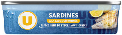 Sardines sauce citronnée boîte de 135g