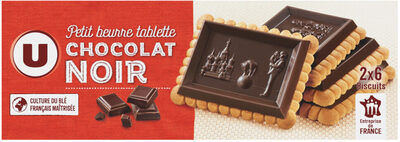 Petit beurre tablette chocolat noir 150g