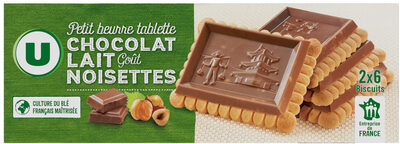 Petit Beurre tablette au chocolat au lait goût noisettes 150g