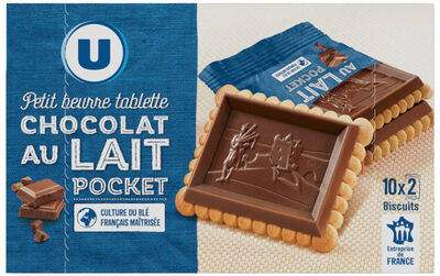 Tablette petit beurre au chocolat au lait 250g