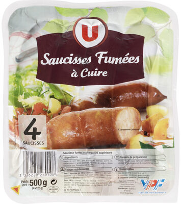 Saucisses fumées à cuire - 4x125g