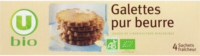 Biscuits Galettes pur beurre bio , 125g