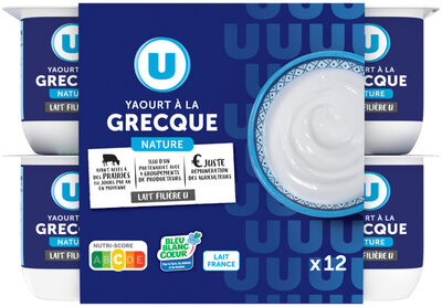 Yaourt à la grecque nature 12x125g