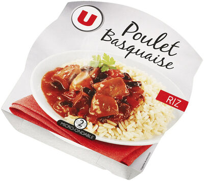 Poulet basquaise et riz blanc