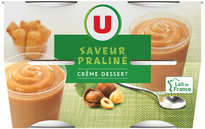 Crème saveur dessert praliné