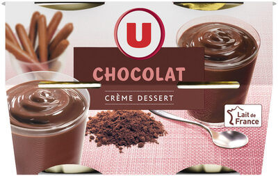 Crème dessert saveur chocolat