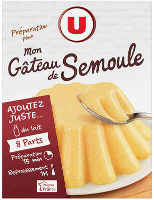 Préparation pour gâteau de semoule boîte de 1 dose, 140g