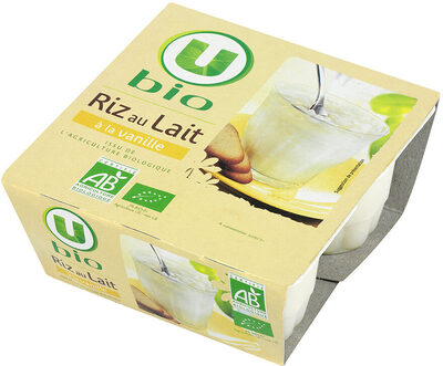Riz au lait saveur vanille