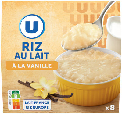 Riz au lait à la vanille 8x115g