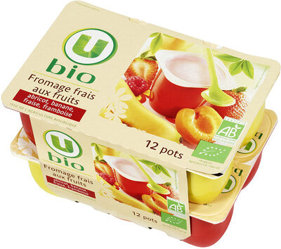 Fromage blanc frais aromatisé aux fruits - 12x50g