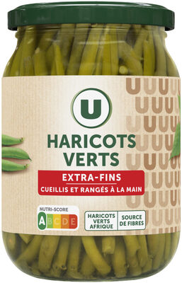 Haricots verts extra-fins - Bocal de 345g net égoutté