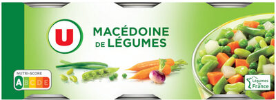 Macédoine de légumes - 3 boîtes de 130g net égoutté
