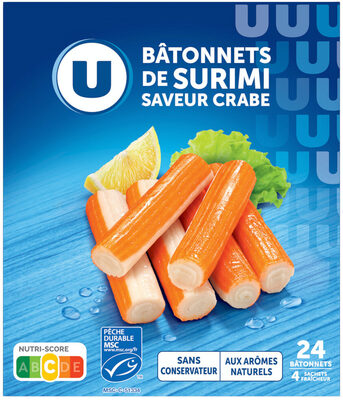 Bâtonnets Surimi saveur crabe MSC - x24 384g