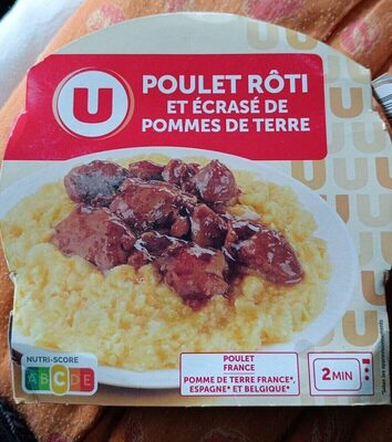 Plat cuisiné Poulet rôti et écrasé de pommes de terre - 300g