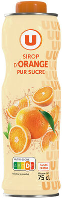 Sirop d'orange bidon de 75cl