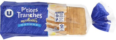 Pain de mie moule fermé 24 tranches - 500g