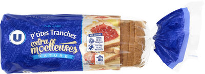 Pain de mie moule ouvert 24 tranches - 500g