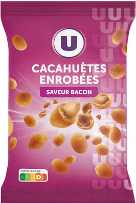 Cacahuètes enrobées goût bacon sachet de 150g
