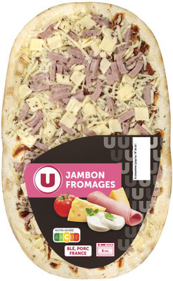 Pizza au jambon emmental et mozzarella 200g