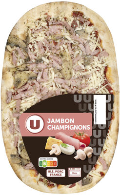 Pizza au jambon et aux champignons 200g