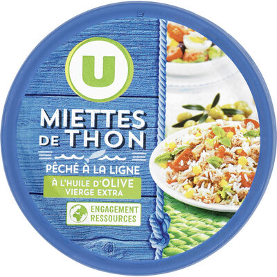 Miettes de thon huile olive peche ligne 160g