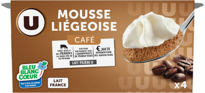 Mousse liégeoise saveur café 4x80g