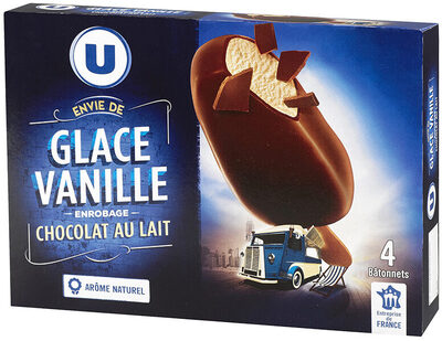 Bâtonnets glacés envie vanille - X4 258g