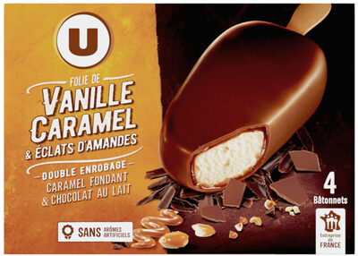 Folie de vanille caramel double enrobage