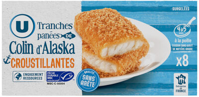 Panés de colin d'Alaska 8 unités, 400g