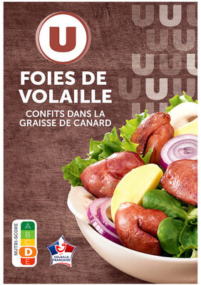 Foies de volaille confits - 300g