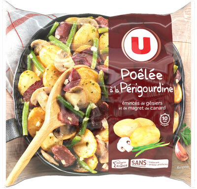 Poêlée à la périgourdine émincés de gésiers et magret de canard