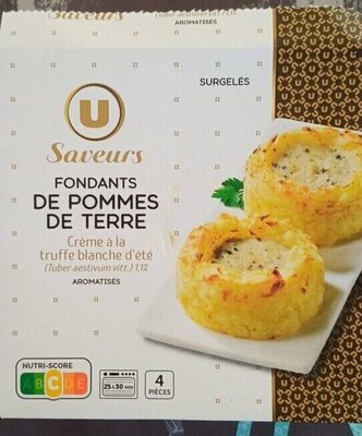 Fondant Pomme de terre truffe blanche d'été - x4 - 400g