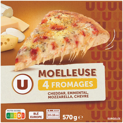 Pizza Moell.4from./mozza./edam/emment.chèvre surgelée