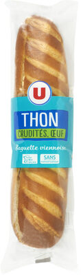 Sandwich pain spécial viennois filet thon oeuf tomate salade, 230g