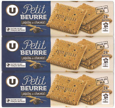 Petit beurre aux pépites de chocolat