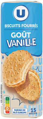 Goûters fourrés ronds vanille 300g