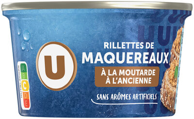 Rillettes de maquereaux moutarde à l'ancienne boîte de 125g