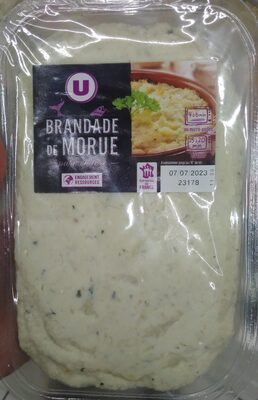 Brandade à la morue parmentière, transformé France, barquette, 750g