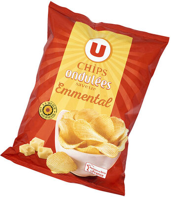 Chips ondulées saveur emmental