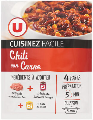 Chili con carne cuisinez facile